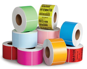 floodcoated color labels