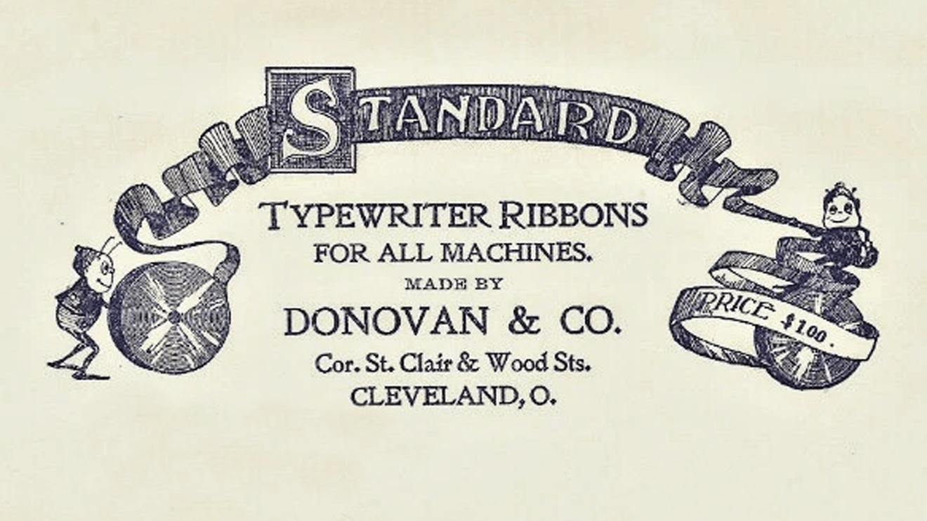 Vintage Donovan & Company letterhead from 1896