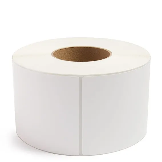 4" x 6.5" White - Thermal Transfer Labels - 3" Core