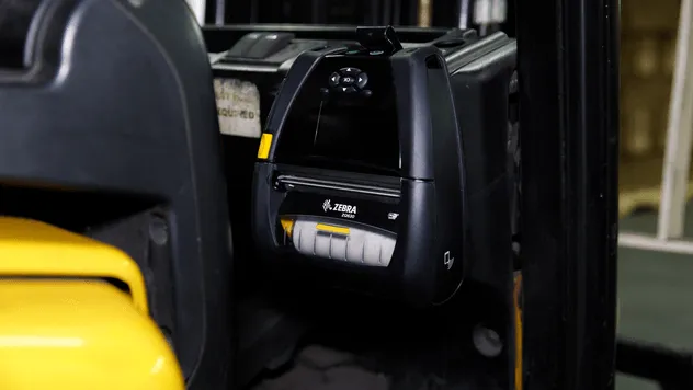 0.75 inch core direct thermal labels with mobile printer setup