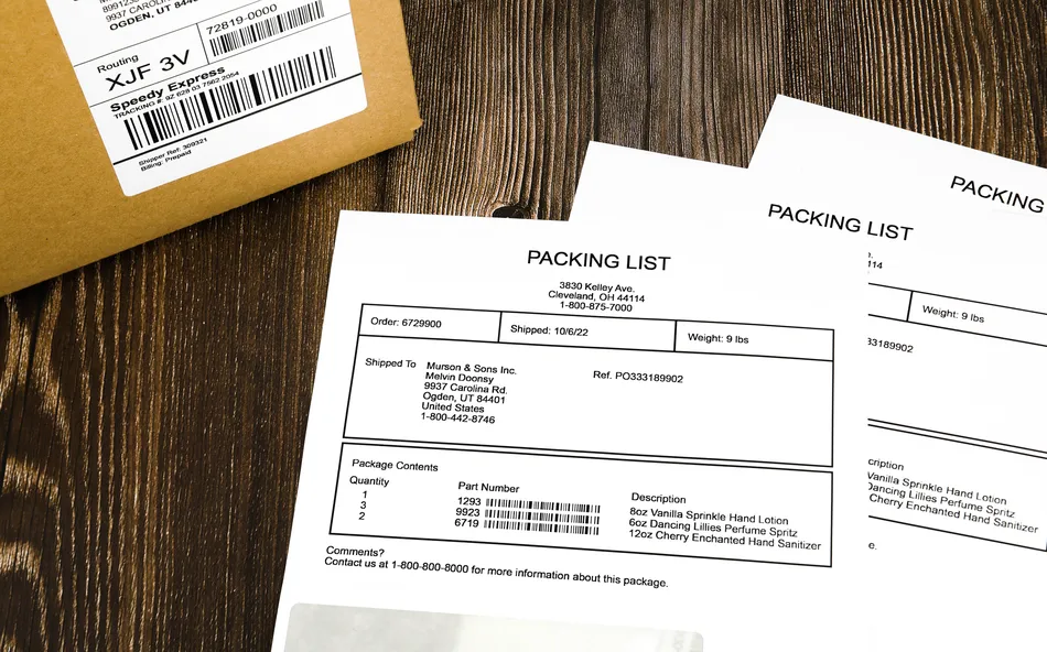 integrated form sheet labels combining documents and labels on single sheet