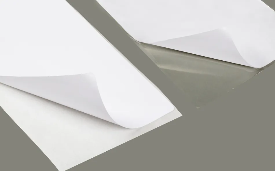 Paper and film liner options for different application processes