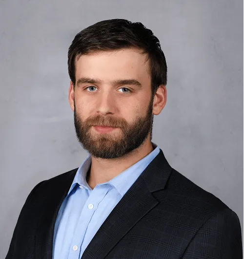 a head shot of Noah Nunn