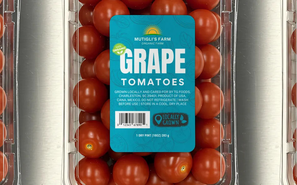 Label size options and custom dimensions for product packaging