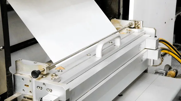 Industrial silicone coating machinery applying release coating to label liner