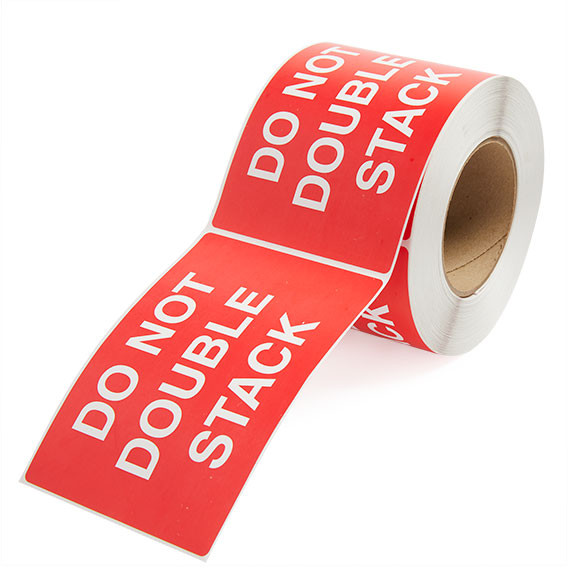 lur Forberedelse skarp 4"x 6" Do Not Double Stack Preprinted 3" Core Labels - Get a Quote Today